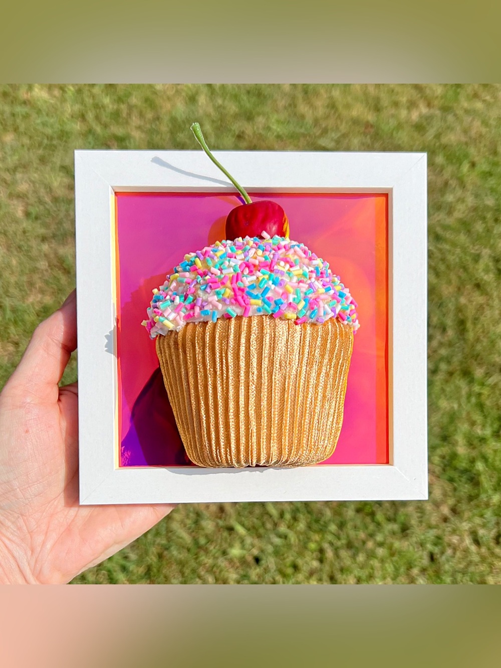 Sprinkle Cupcake Art